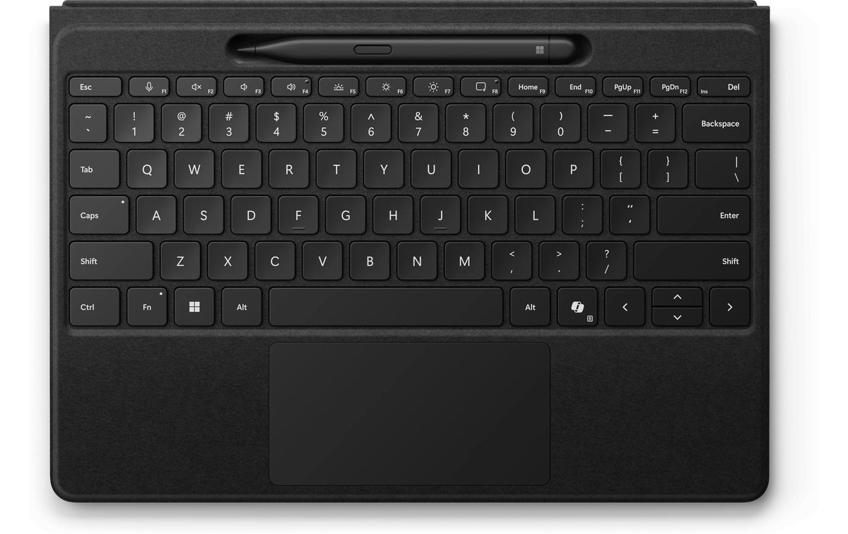 Microsoft Tastatur-Case für Surface Pro 13" (8.–11. Gen.) – Smart Connector, Trackpad, Beleuchtung – Schwarz