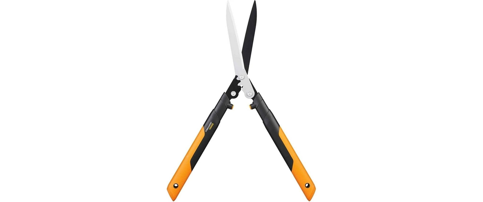 Fiskars PowerGear X HSX92 – Getriebe-Heckenschere Schwertlänge 630 mm, Aluminium, antihaftbeschichtete Klinge