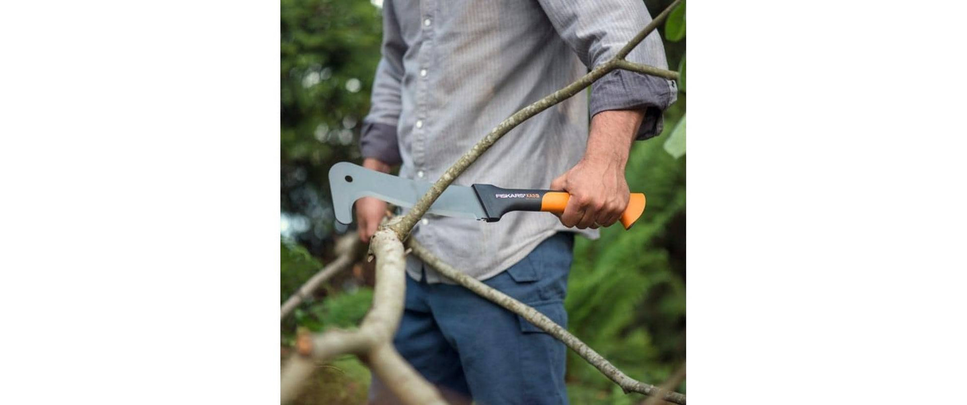 Fiskars WoodXpert Machete XA3 – 22,0 cm, feststehend, Kunststoffgriff