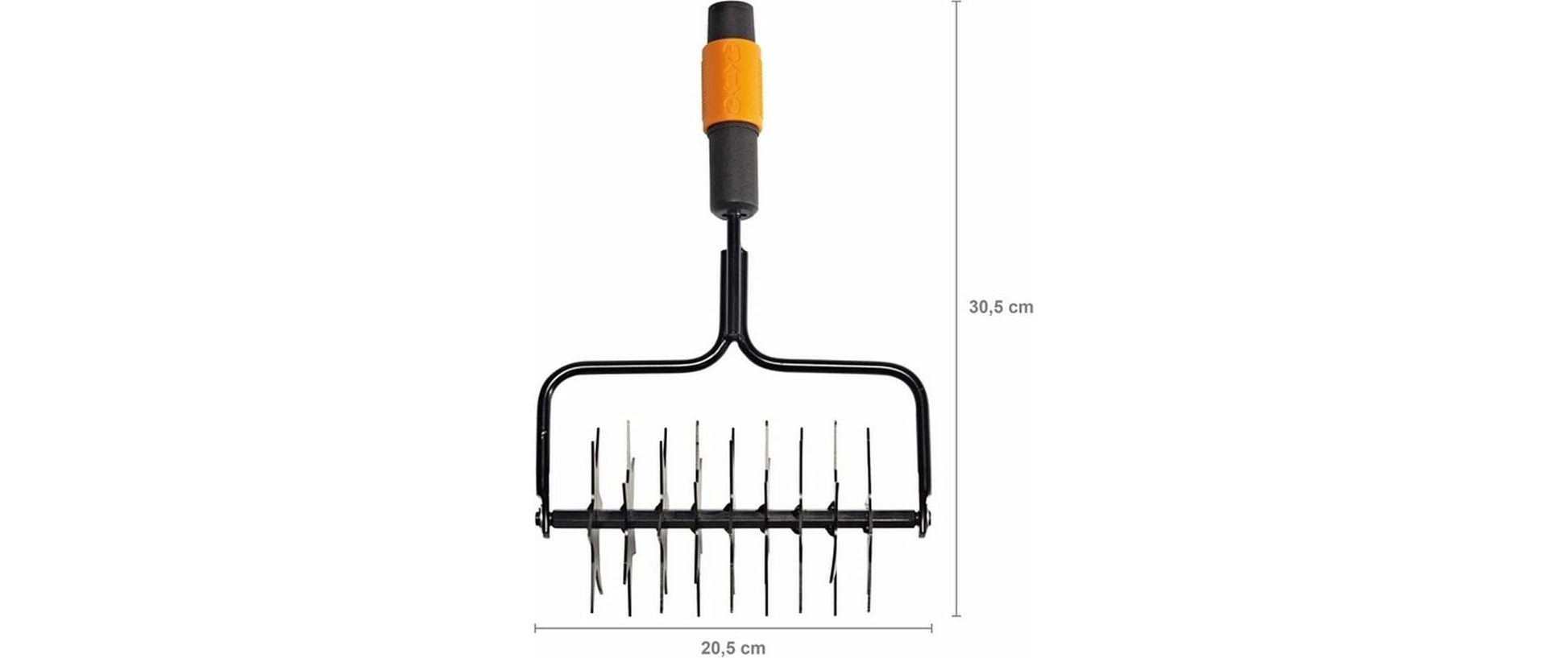 Fiskars Sternfräse – 305 × 205 × 100 mm, 0,51 kg – für Gartengabel, Stahl