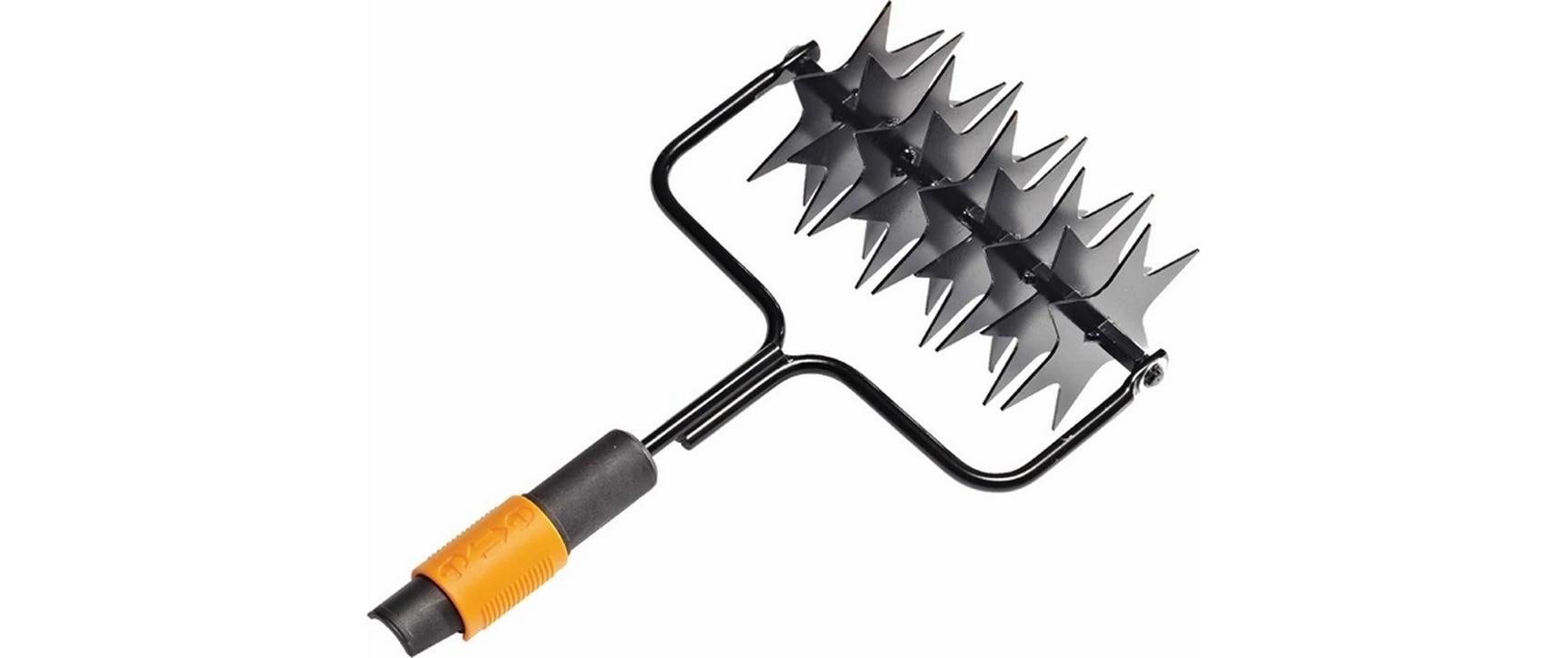 Fiskars Sternfräse – 305 × 205 × 100 mm, 0,51 kg – für Gartengabel, Stahl