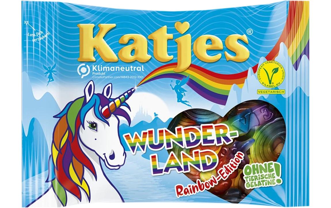 Katjes Wunderland Fruchtgummi – Rainbow Edition – 210 g