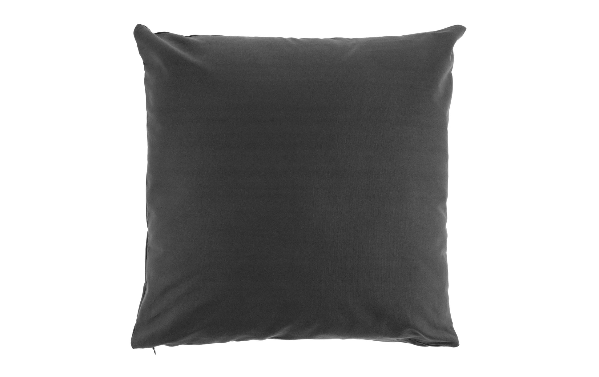 COCON Kissenbezug Baumwolle – 50 × 50 cm, Anthrazit, Reissverschluss