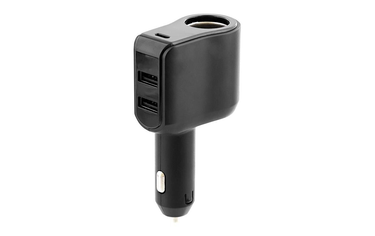 T`nb TNB Auto-Ladegerät USB-C×1, USB-A×2, 12 V KFZ-Buchse×1 – PD 3.0 – 12–24 V Eingang – Schwarz