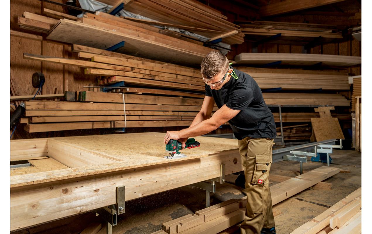 Metabo Stichsäge STA 18 LTX 150 BL – 18 V (CAS) – Schnellwechsel-System – Schnitttiefe in Holz 150 mm – Solo