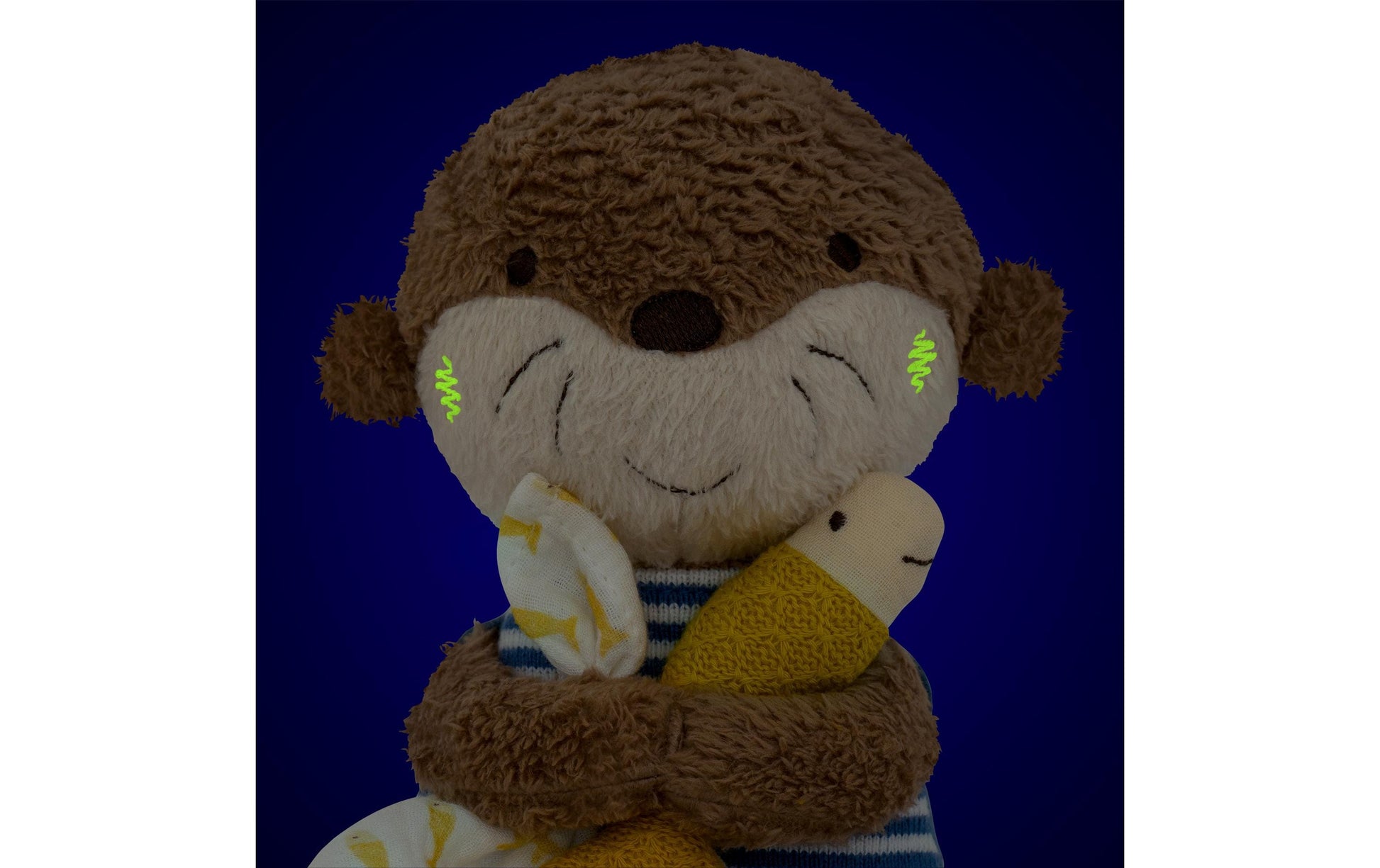 Fehn Nachtlicht Otter Theo – Batteriebetrieben, 27 cm – Mehrfarbig