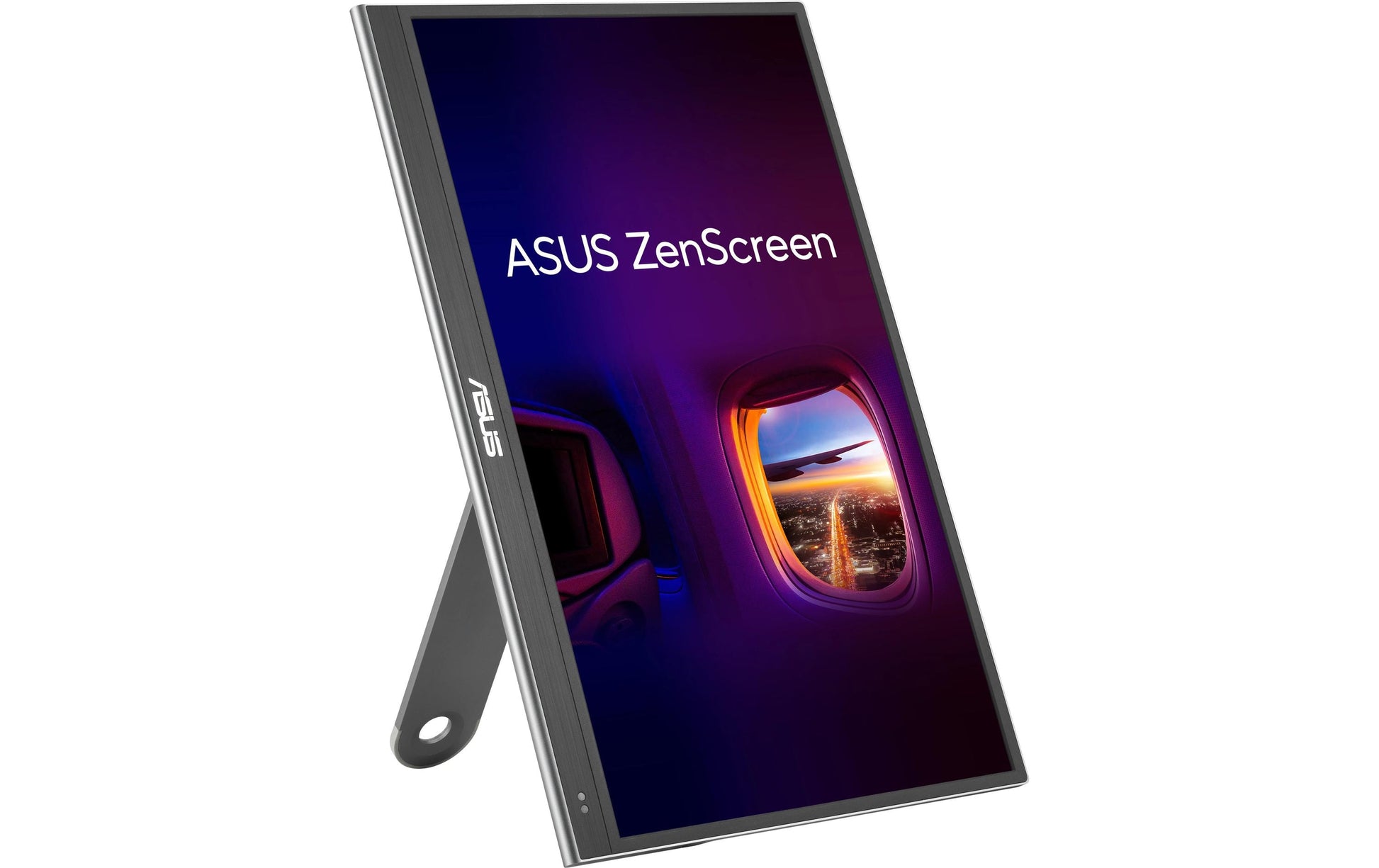 ASUS Zenscreen MQ16AHE – Portabler Monitor, 15,6", 1920 × 1080 (Full HD), OLED, Silber