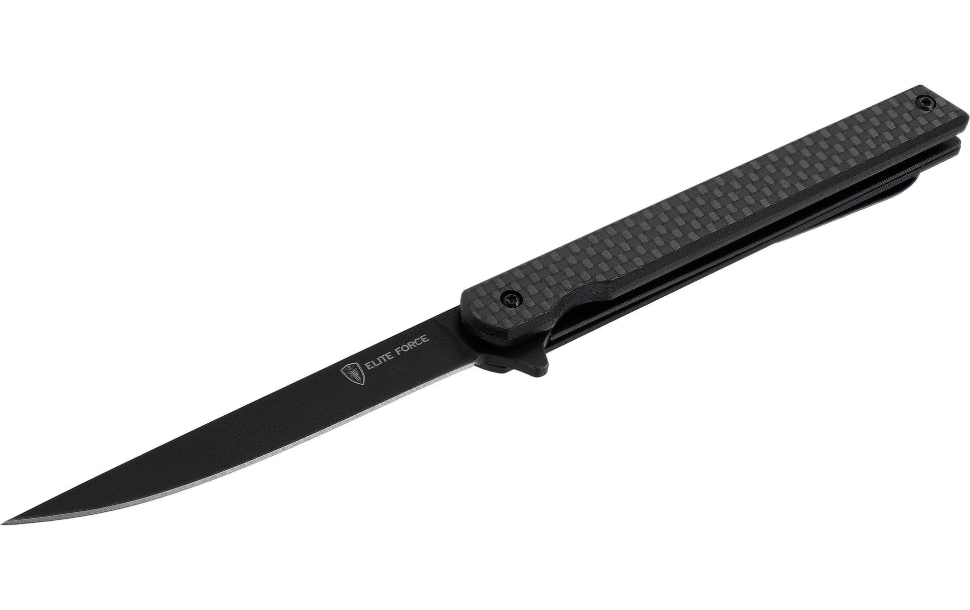 Elite Force EF172 – Klappmesser 87 mm, Carbon, Liner-Lock, Schwarz