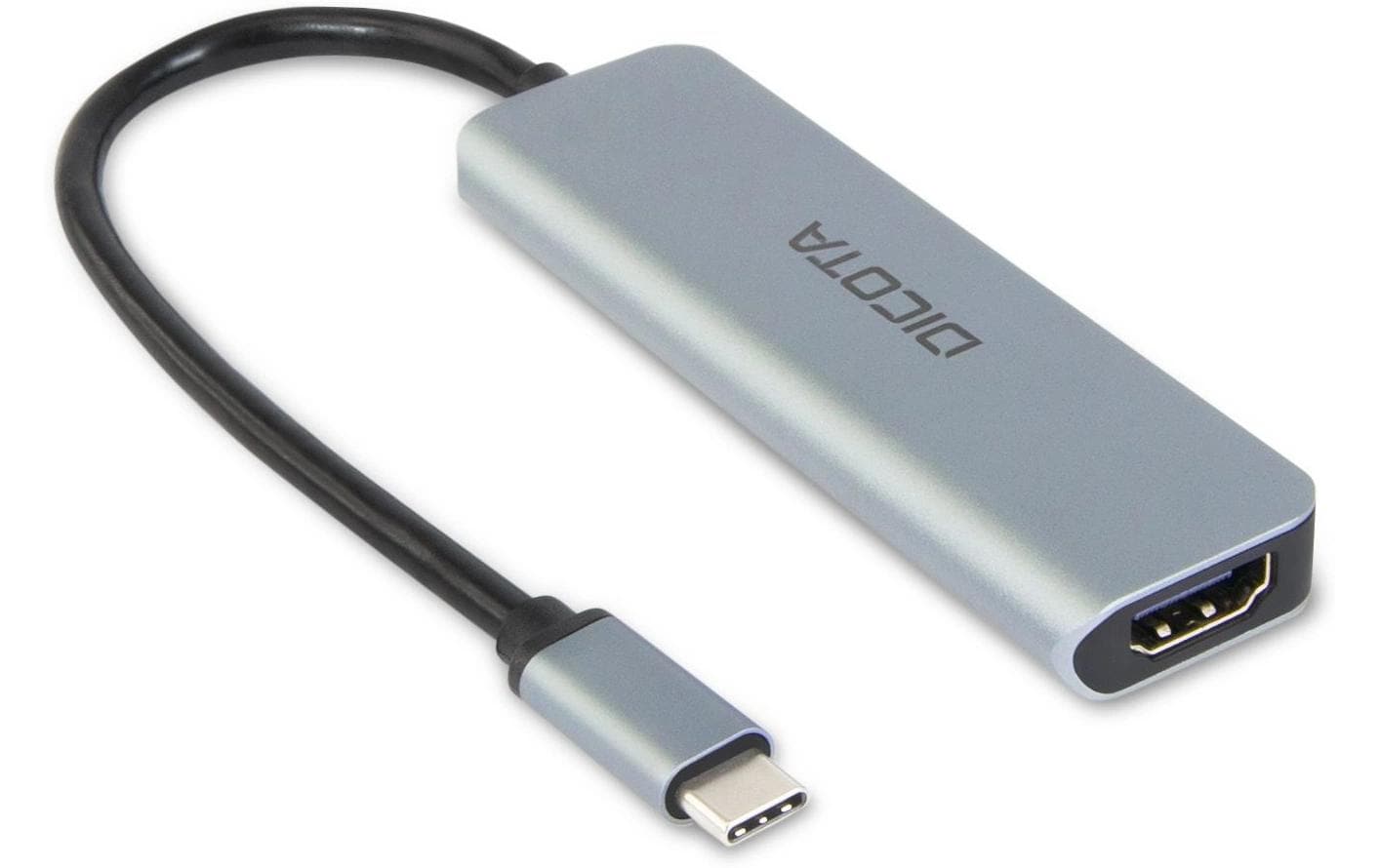 DICOTA D32060 Multiport-Adapter – USB-C, 1× HDMI, 2× USB-A, 2× USB-C, 100 W PD
