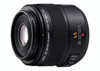 Panasonic H-ES045E Makroobjektiv (MFT-Bajonett) – 45 mm f/2.8 – O.I.S. – für Micro-Four-Thirds