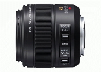 Panasonic H-ES045E Makroobjektiv (MFT-Bajonett) – 45 mm f/2.8 – O.I.S. – für Micro-Four-Thirds