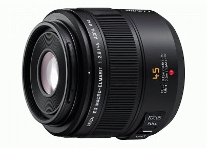 Panasonic H-ES045E Makroobjektiv (MFT-Bajonett) – 45 mm f/2.8 – O.I.S. – für Micro-Four-Thirds