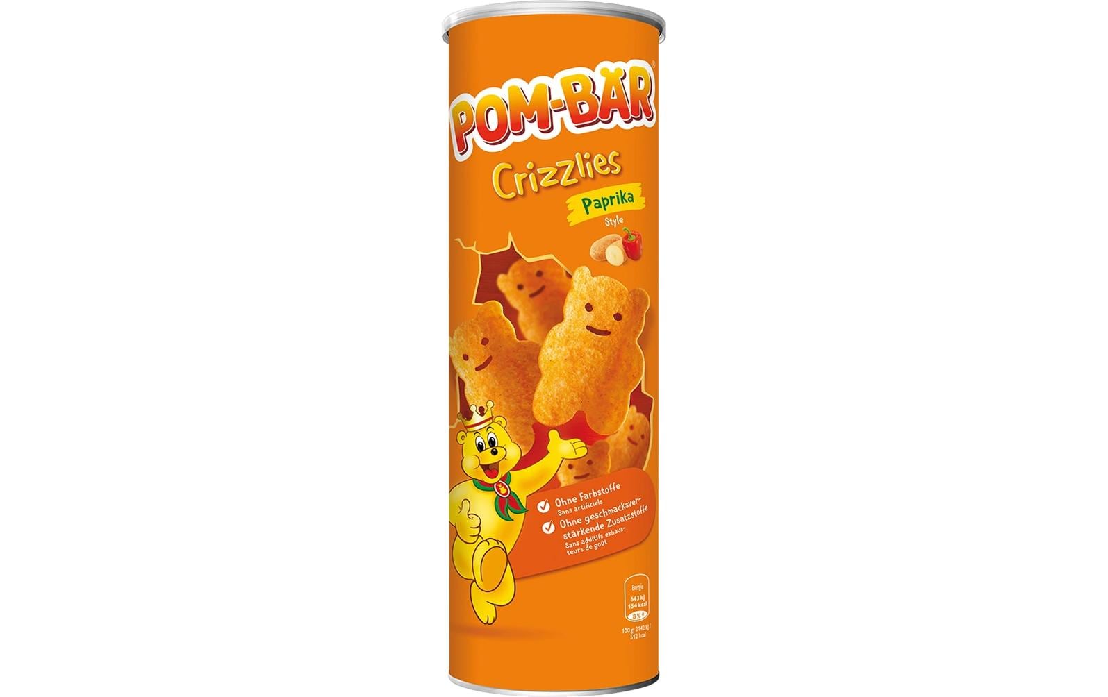 Pom-bär Crizzlies Chips – Paprika
