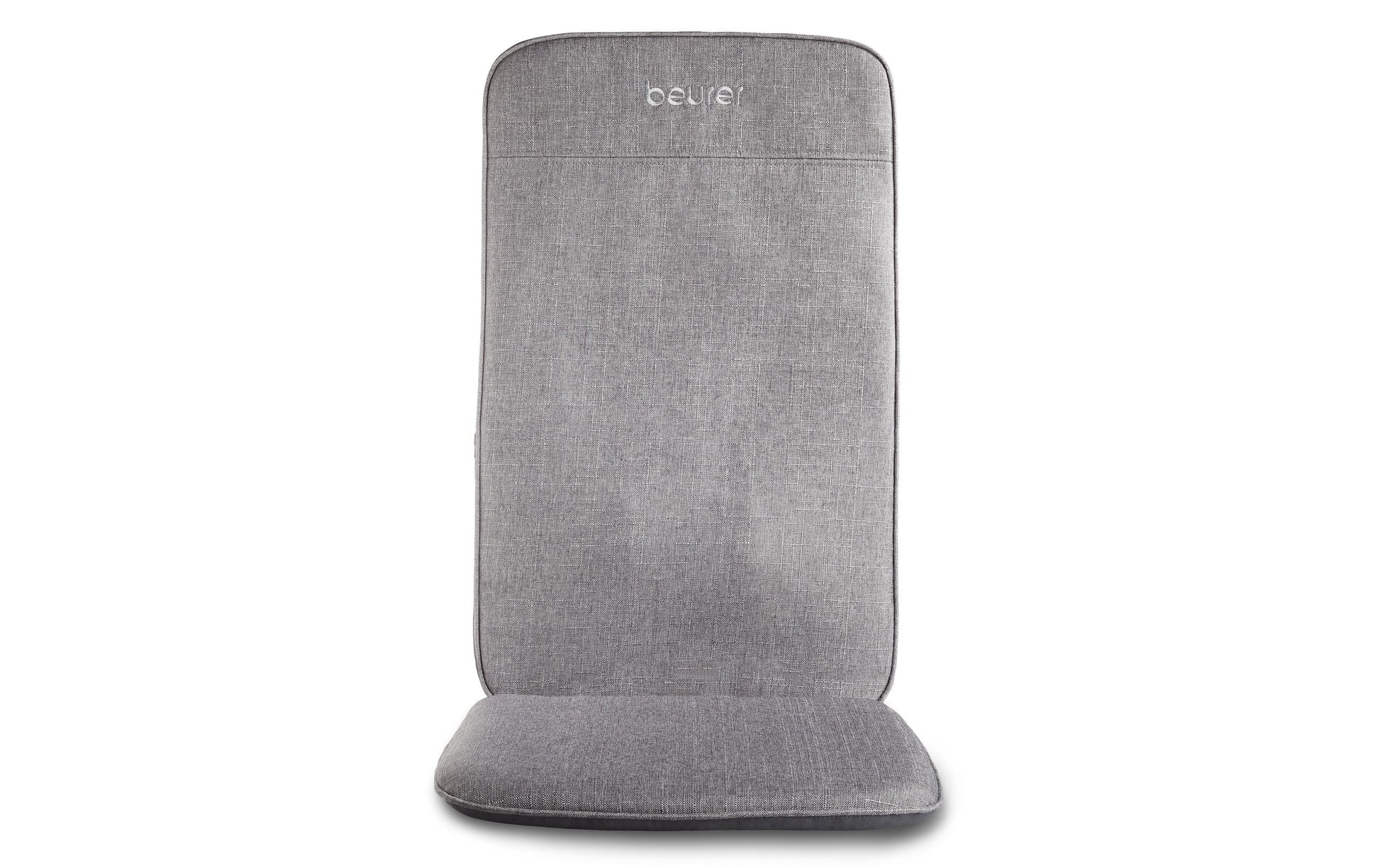 Beurer Massagesitzauflage – Grau, 2600 g, Shiatsu, 2 Stufen, für Rücken
