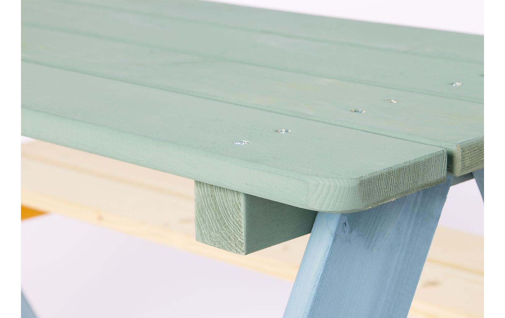 Pinolino Kinderträume 2-teiliges Bistro-Set mit 2 Stühlen – blau – Holz