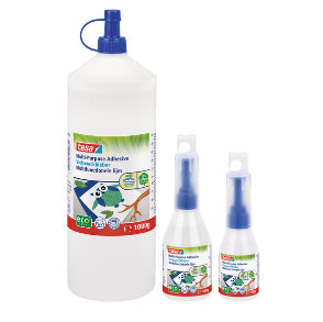 TESA ecoLogo Vielzweckkleber – 100 g, für Papier, Pappe, Fotos …