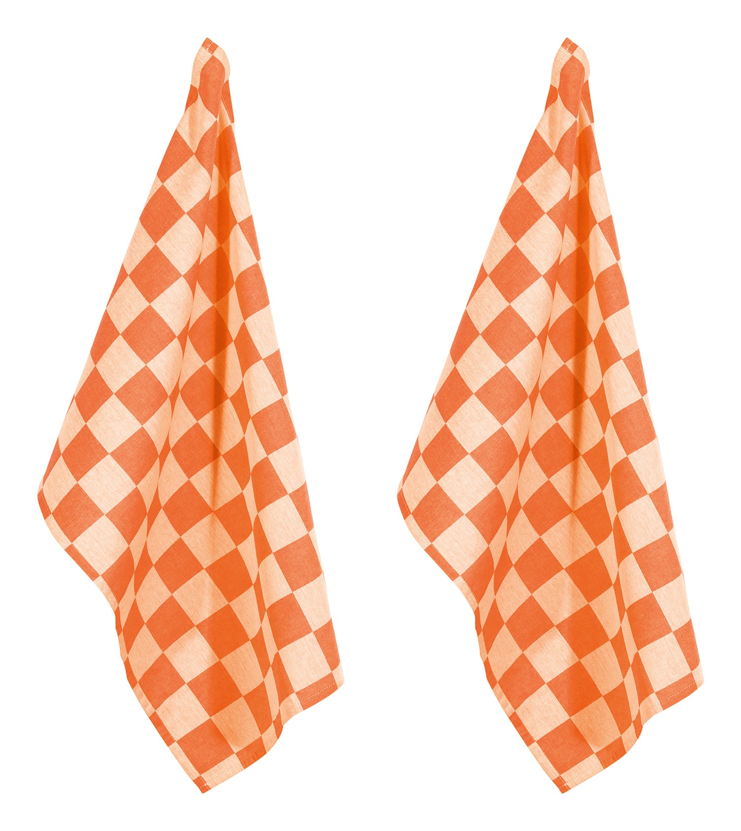 PAD Geschirrtuch Chess – Orange – 50 × 70 cm – Baumwolle – 2er-Set