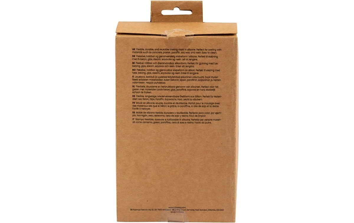 Creativ Company Giessform – Silikon – 112 × 112 × 10 mm – 4 Stück – Weiss