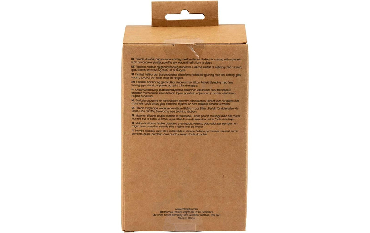 Creativ Company Giessform – Kerzenhalter – Silikon – 73 × 73 × 75 mm – 2 Stück