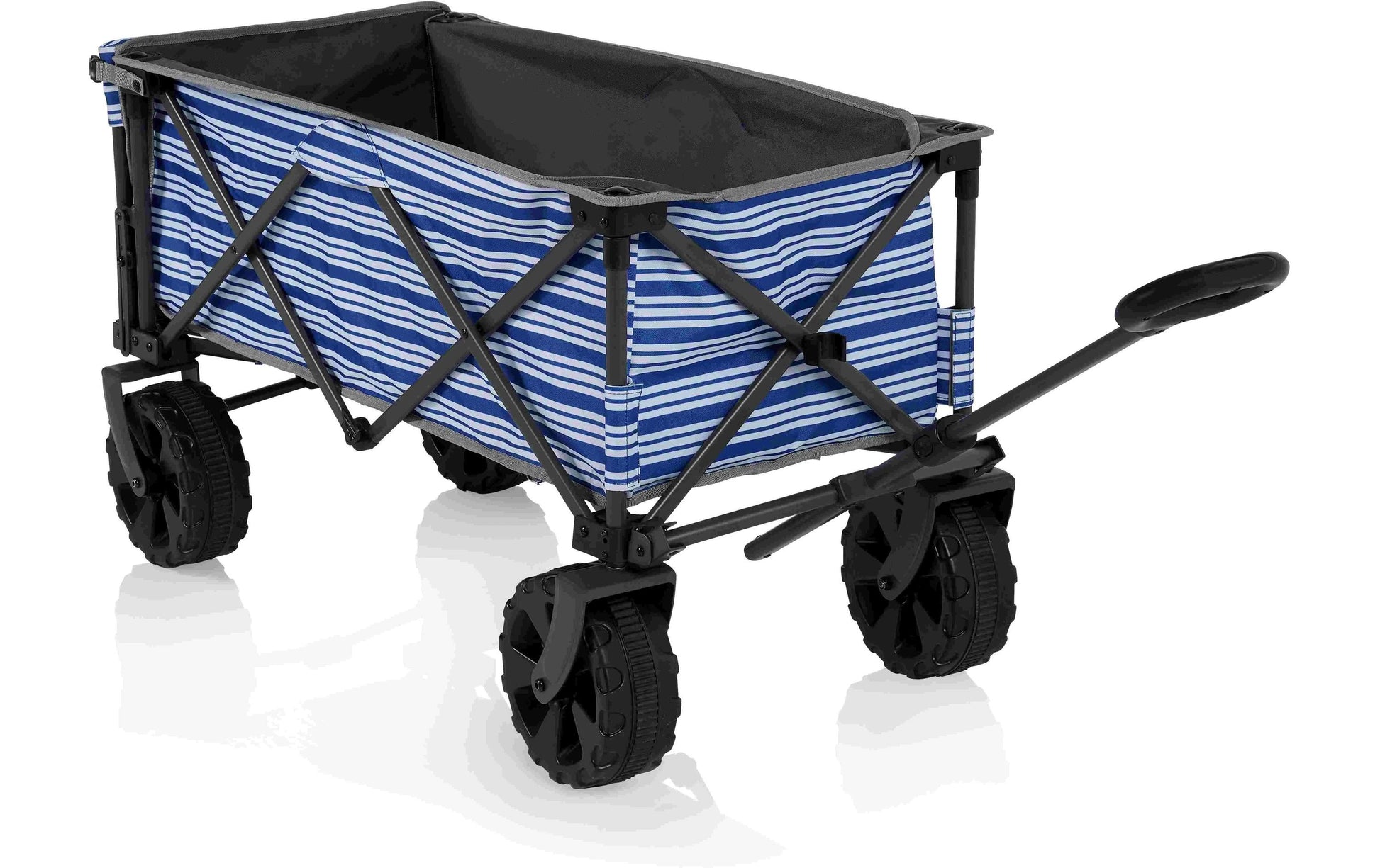 CamPart Travel Faltbarer Trolley Saint-Michel – faltbar, Tragkraft 70 kg – 103 l, 94×49×91 cm – schwarz/blau