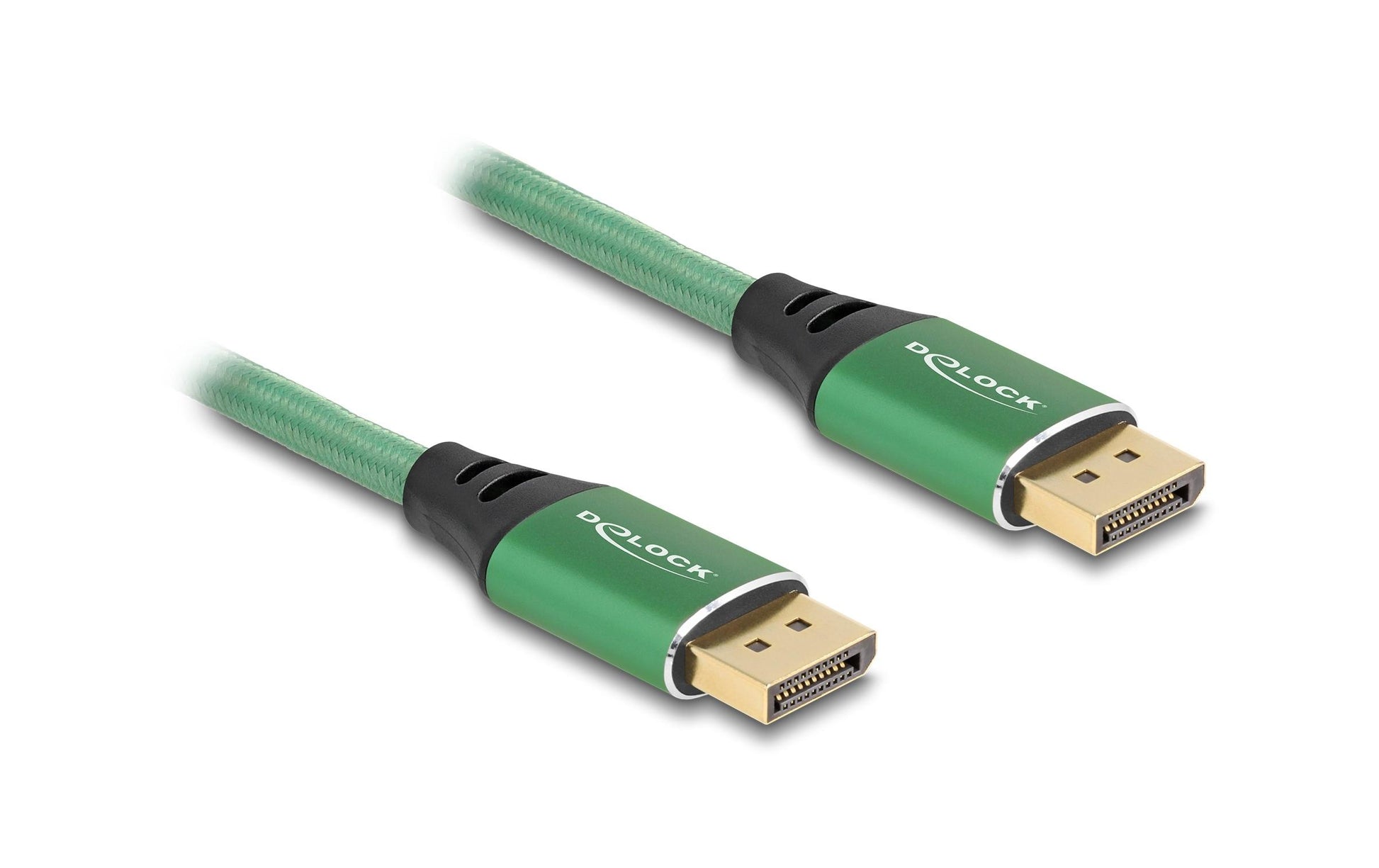 DeLOCK DisplayPort Kabel DP 2.1 16K 60 Hz – 2 m – Grün