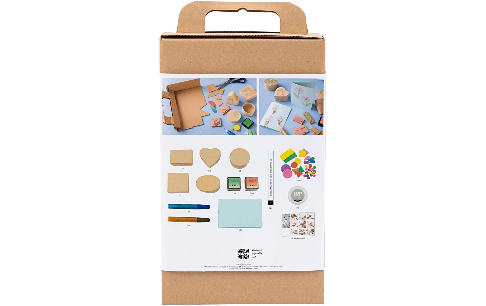 Creativ Company Bastelset – Karten Stempeldruck – ab 7 Jahren