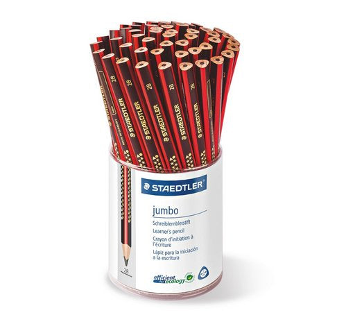 Staedtler Bleistifte 2B, dreieckig, Jumbo – 50er-Set