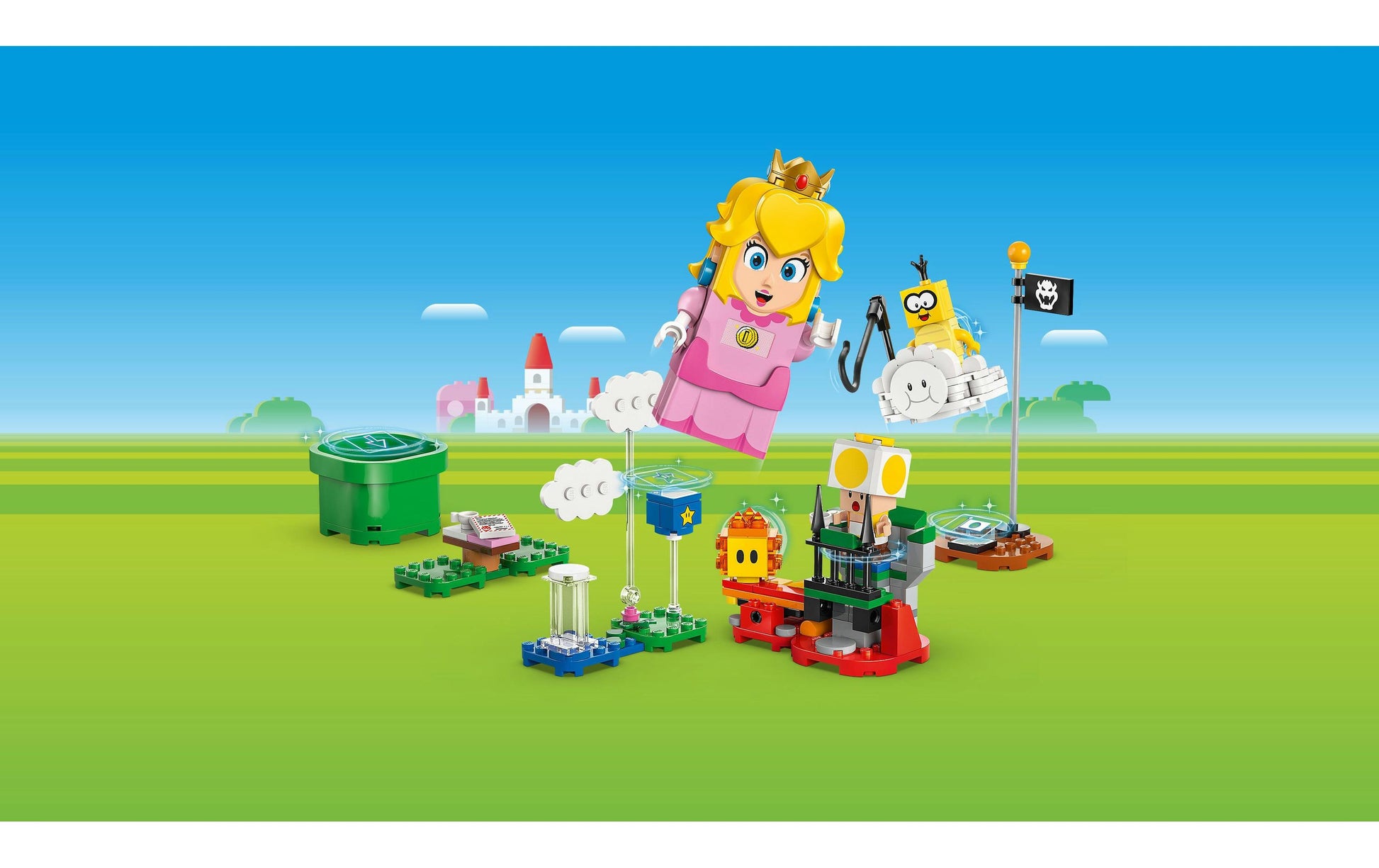 LEGO 3D Puzzle Super Mario (Peach) – 208 Teile – ab 6 Jahren – 26,2 × 5,9 × 28,2 cm