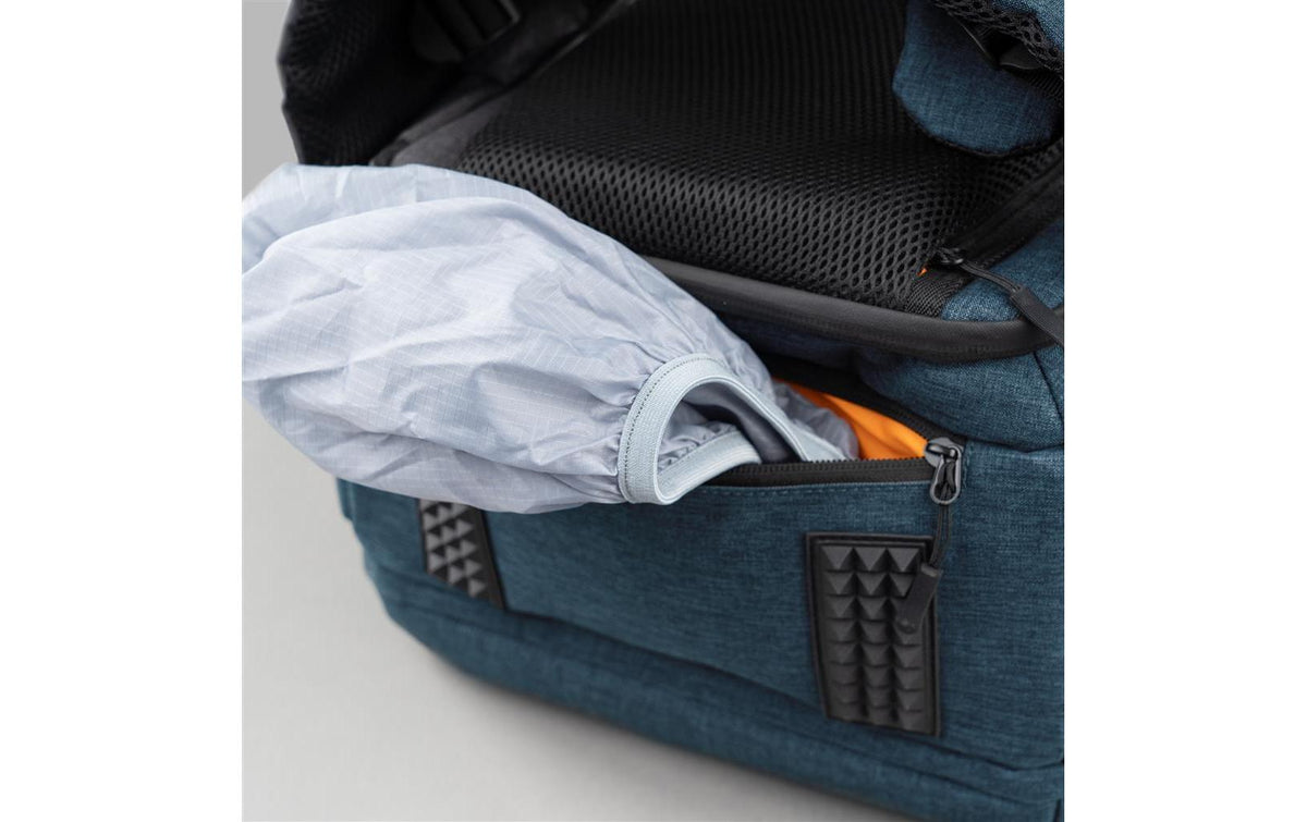 Dörr Prag Pro Fotorucksack – Polyester, 20 l, 3 Objektive, Innenmaße 150 × 290 × 460 mm – für DSLR – Blau