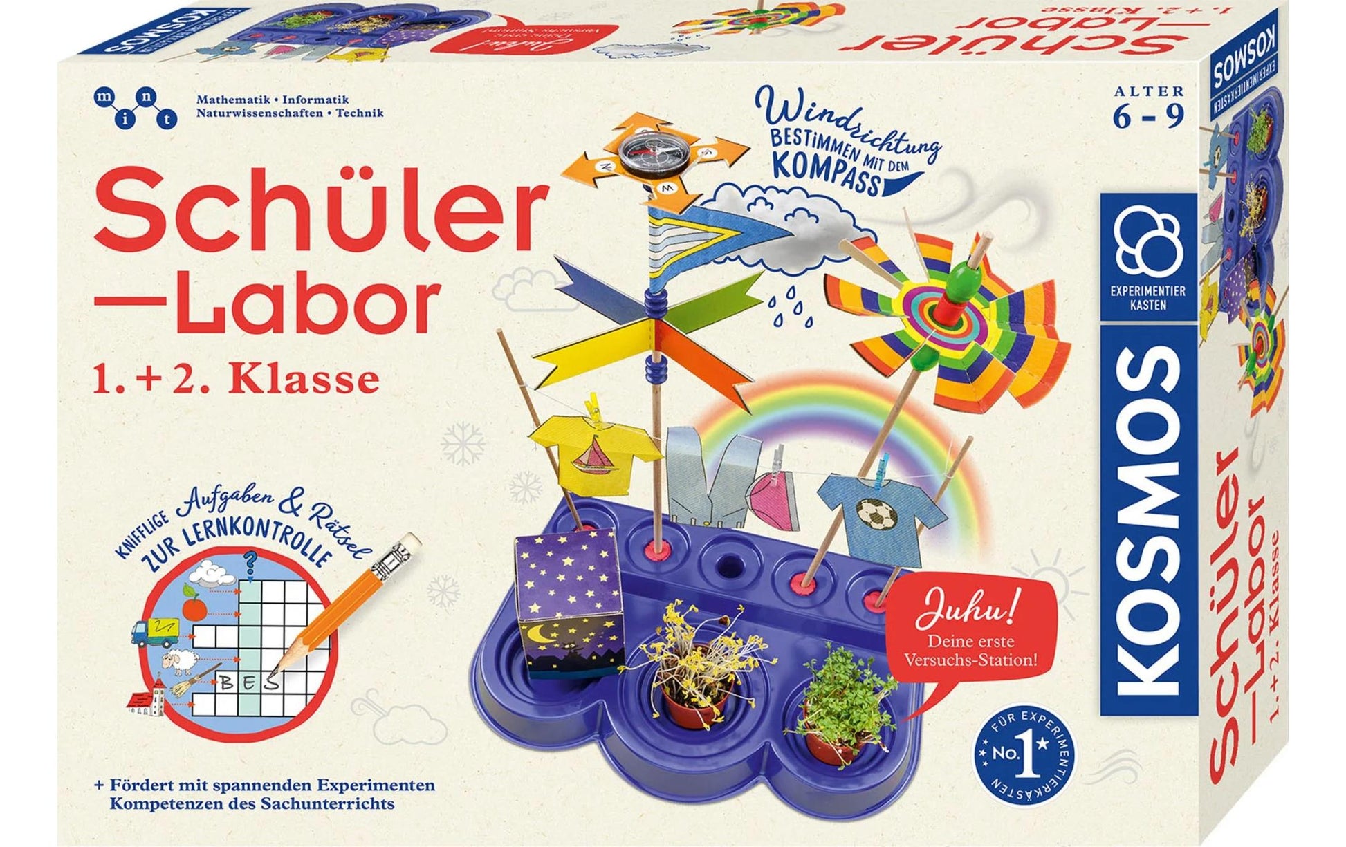Kosmos Experimentier-Set – Schülerlabor 1.–2. Klasse, Biologie, ab 6 Jahren, Deutsch