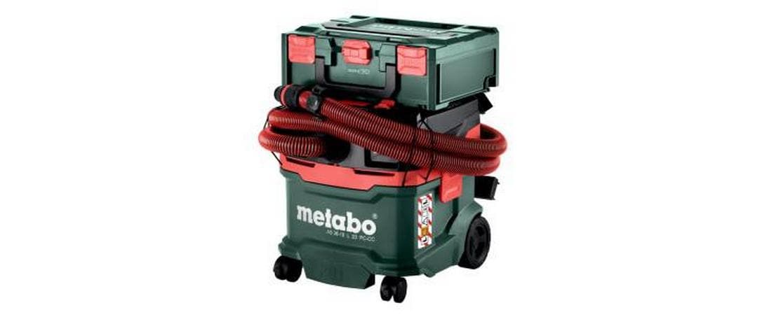 Metabo Absauganlage AS 36-18 L 20 PC CC – 2-in-1, 2000 mAh, 20 l, Akkubetrieb