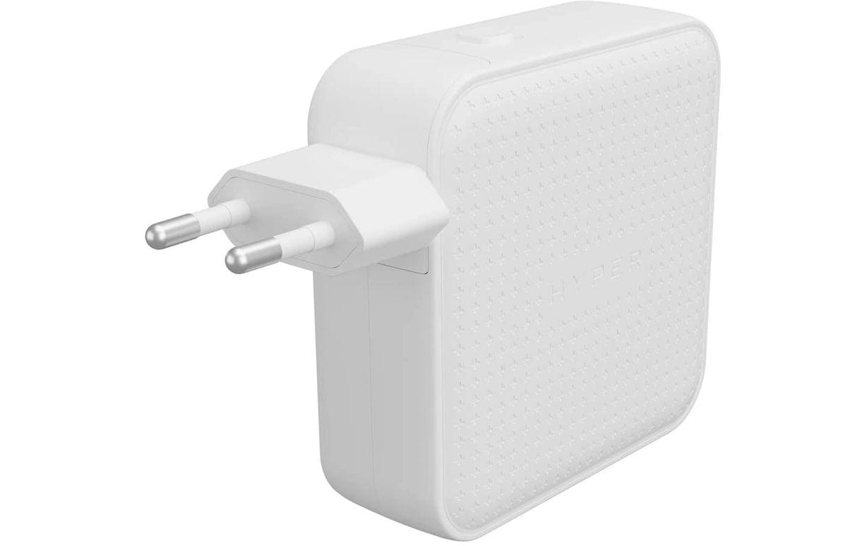 HYPER Ladegerät – 100 W, 3× USB-C + 1× USB-A, PD, PPS, QC, GaN – für Laptop, Smartphone, Tablets