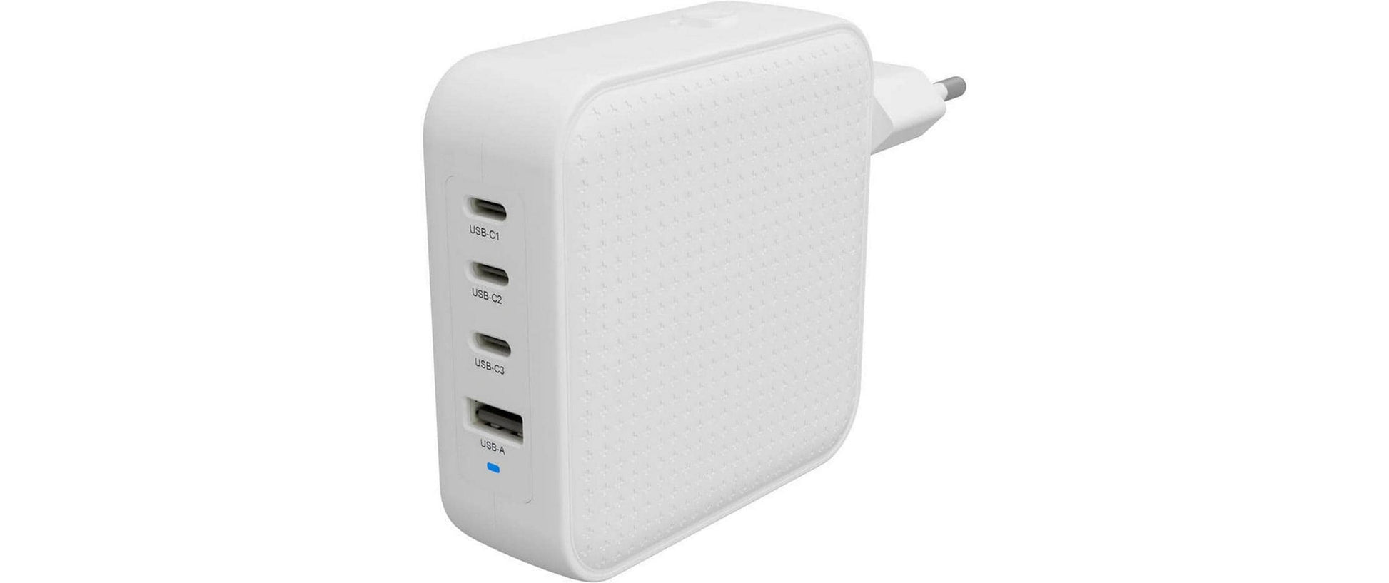 HYPER Ladegerät – 100 W, 3× USB-C + 1× USB-A, PD, PPS, QC, GaN – für Laptop, Smartphone, Tablets