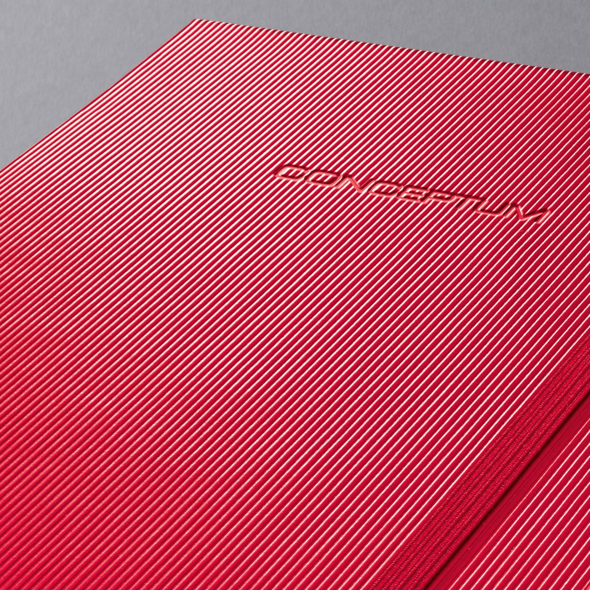 Sigel Notizbuch Conceptum, A5, kariert, Fadenheftung, Hardcover, 194 Seiten, 80 g/m² – rot