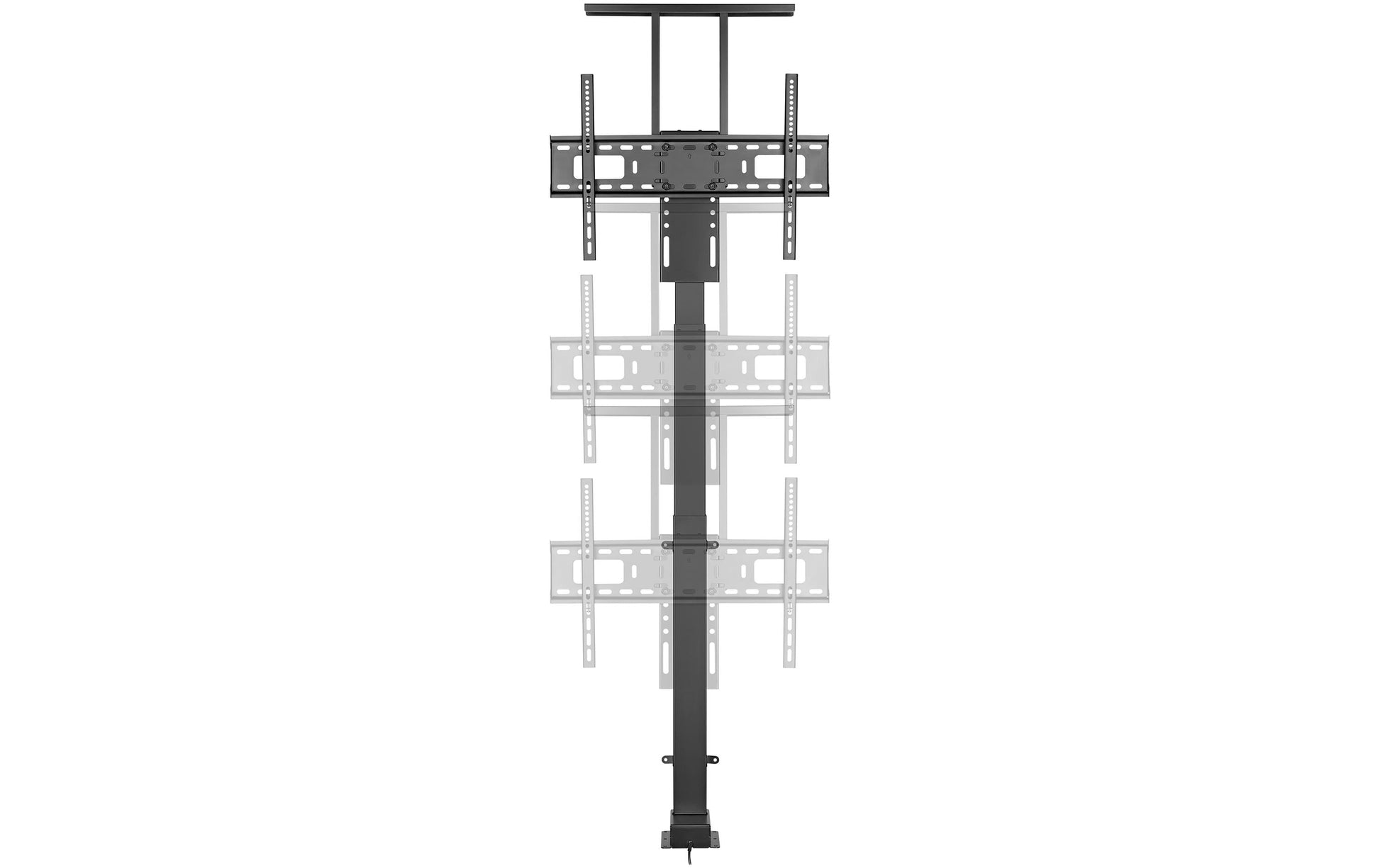 myWall HP 63-1 – Motorisierter Displayständer für 37–65", VESA 200×200–600×400, bis 60 kg, schwarz