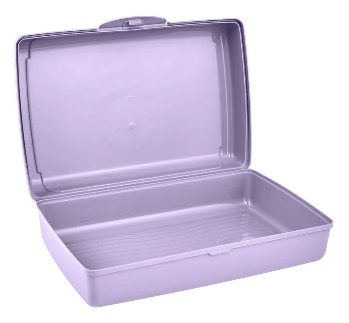 keeeper Luca Aufbewahrungsbox 3,75 l – Polypropylen (PP) – Transparent/Violett – BPA-frei, spülmaschinenfest