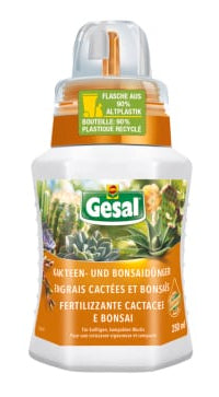 Gesal Mehrnährstoffdünger Kakteen- und Bonsaidünger, 0,3 l, Flüssig, gebrauchsfertig, Bio – 1 Stück