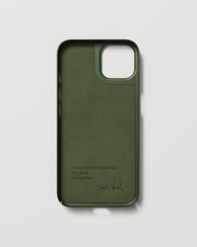 Nudient – Backcover – für Apple iPhone 13 – grün – MagSafe-kompatibel