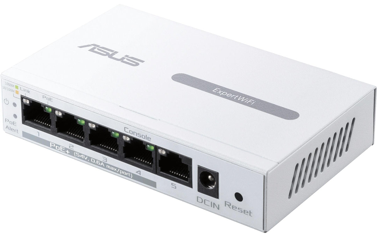 ASUS ExpertWiFi EBP15 – Managed Switch – 5×GbE, PoE+ 60 W