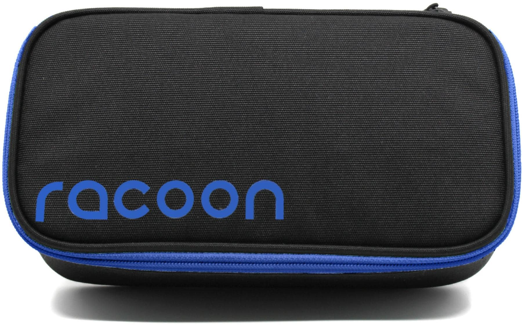 Racoon Etui, leer – schwarz/blau – Polyester – 24 × 8 × 13 cm