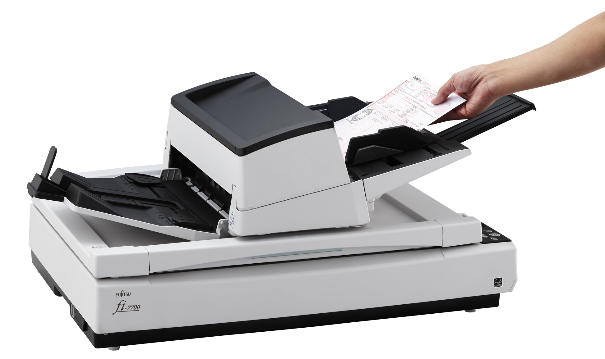 Ricoh FI-7700 – Flachbettscanner mit ADF, A3, Duplex, 100 Seiten pro Minute, 600 dpi, ADF 300 Blatt, USB