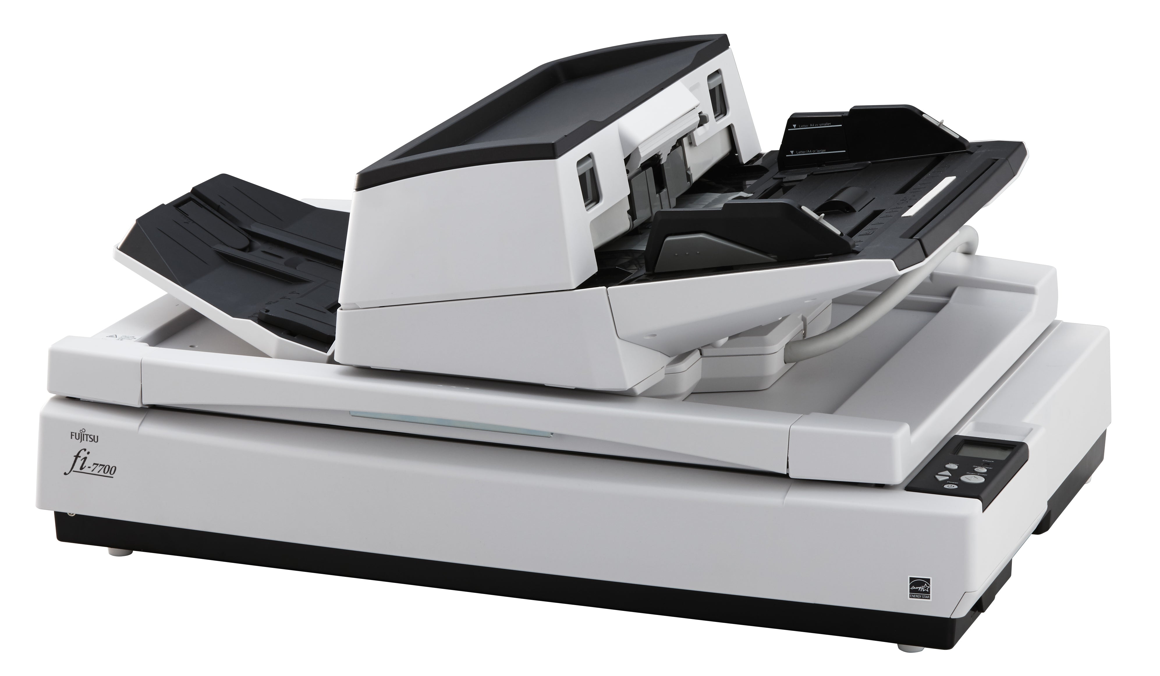 Ricoh FI-7700 – Flachbettscanner mit ADF, A3, Duplex, 100 Seiten pro Minute, 600 dpi, ADF 300 Blatt, USB