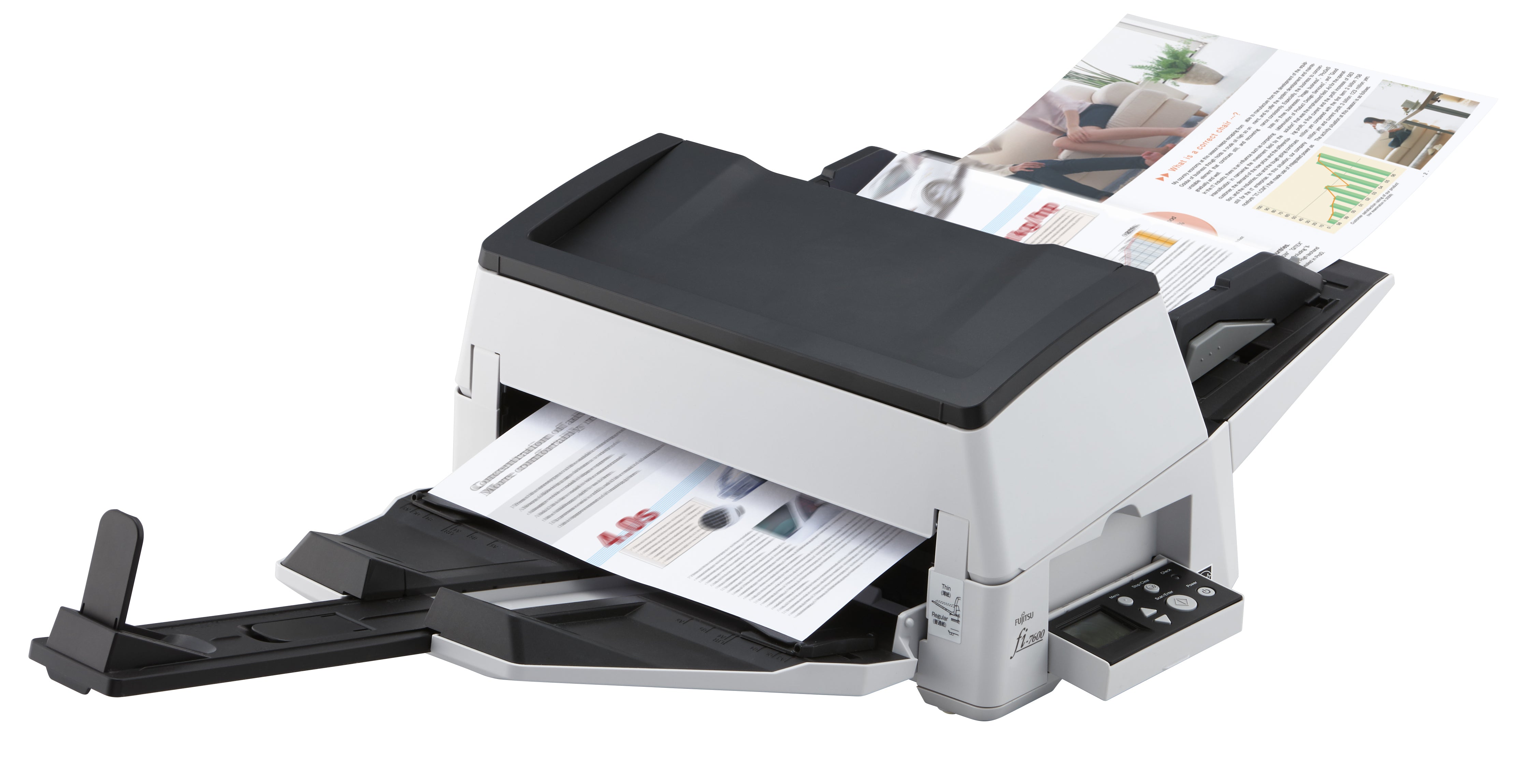 Ricoh fi-7600 – Einzugsscanner, A3, Duplex, 100 ppm, ADF 300 Blatt, USB