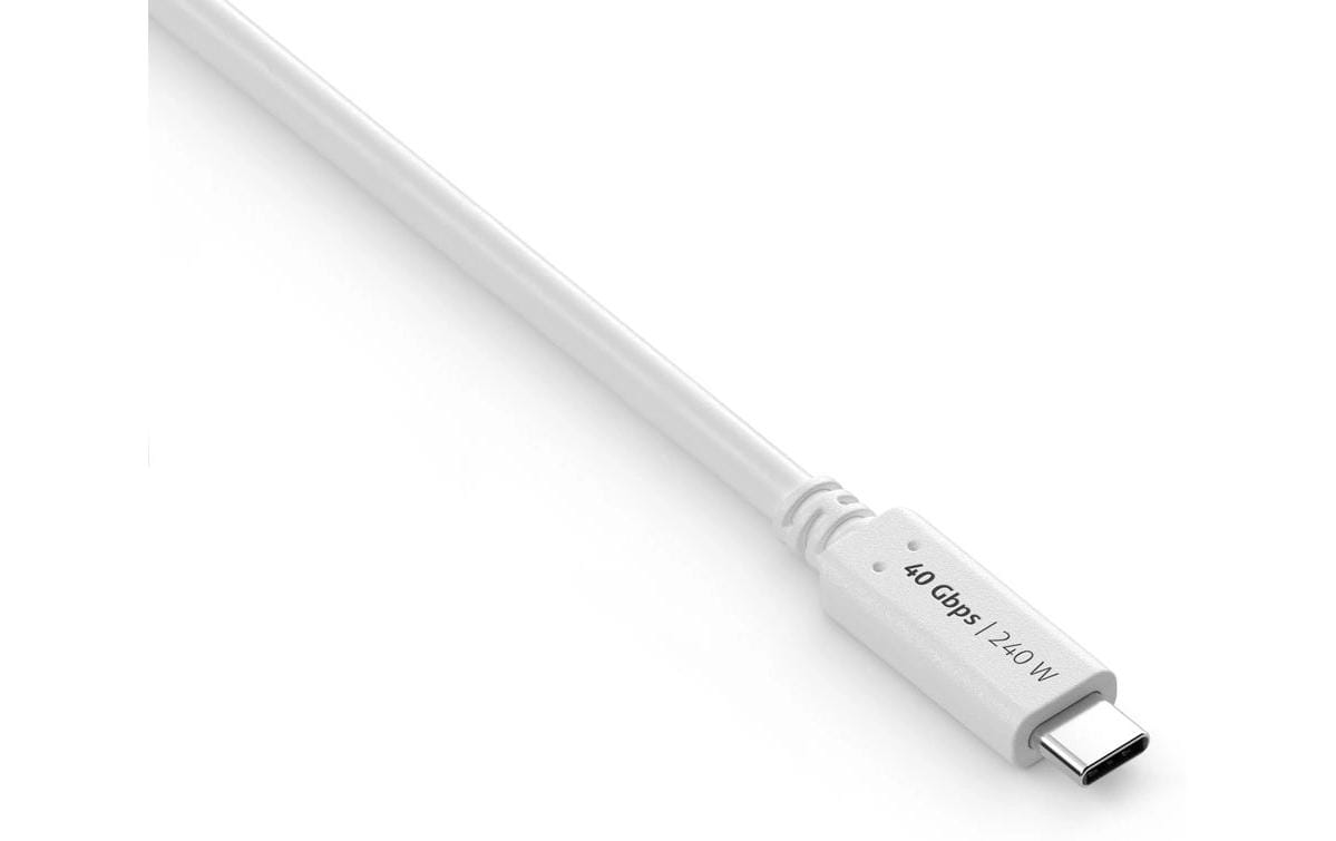 PureLink USB-Kabel, USB-C zu USB-C, 1 m, USB4, Lade-/Datenkabel