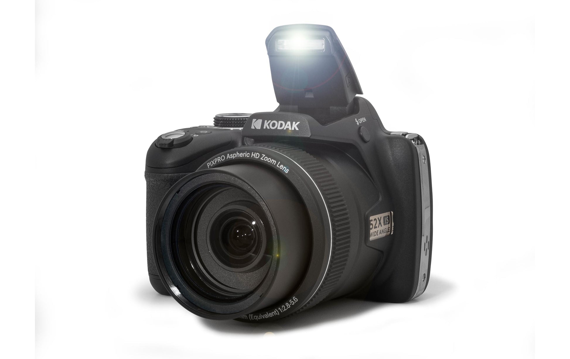 Kodak Pixpro AZ528 – Bridgekamera, 52× optischer Zoom, 16,8 MP 1/2,3", 1080p, Schwarz