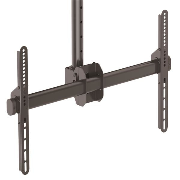StarTech.com Deckenhalterung – 37–75" – VESA 200×200–600×400 – bis 50 kg, Teleskopmast – Schwarz
