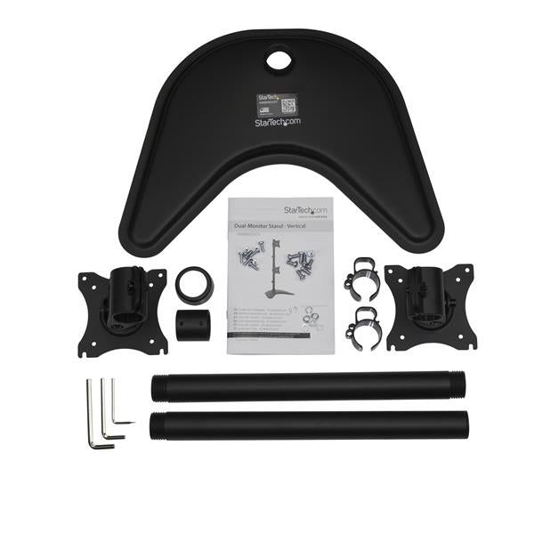 StarTech.com Monitorhalterung, Dual, Standfuss, Vertikal