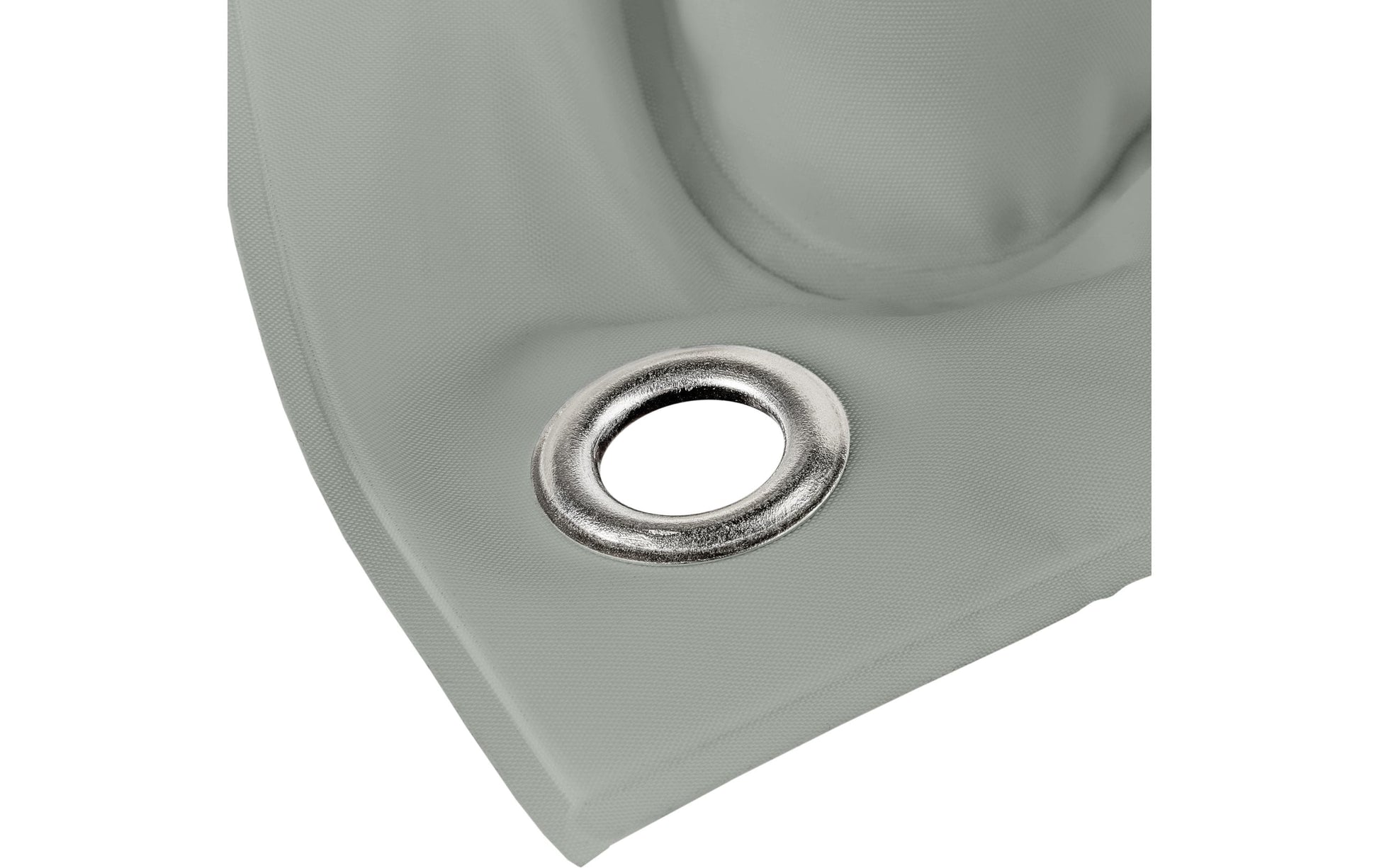 Kolma Luftmatratze – mit integriertem Kissen, Sicherheitsventil – 188 × 78,5 cm – grau – Polyester/PVC