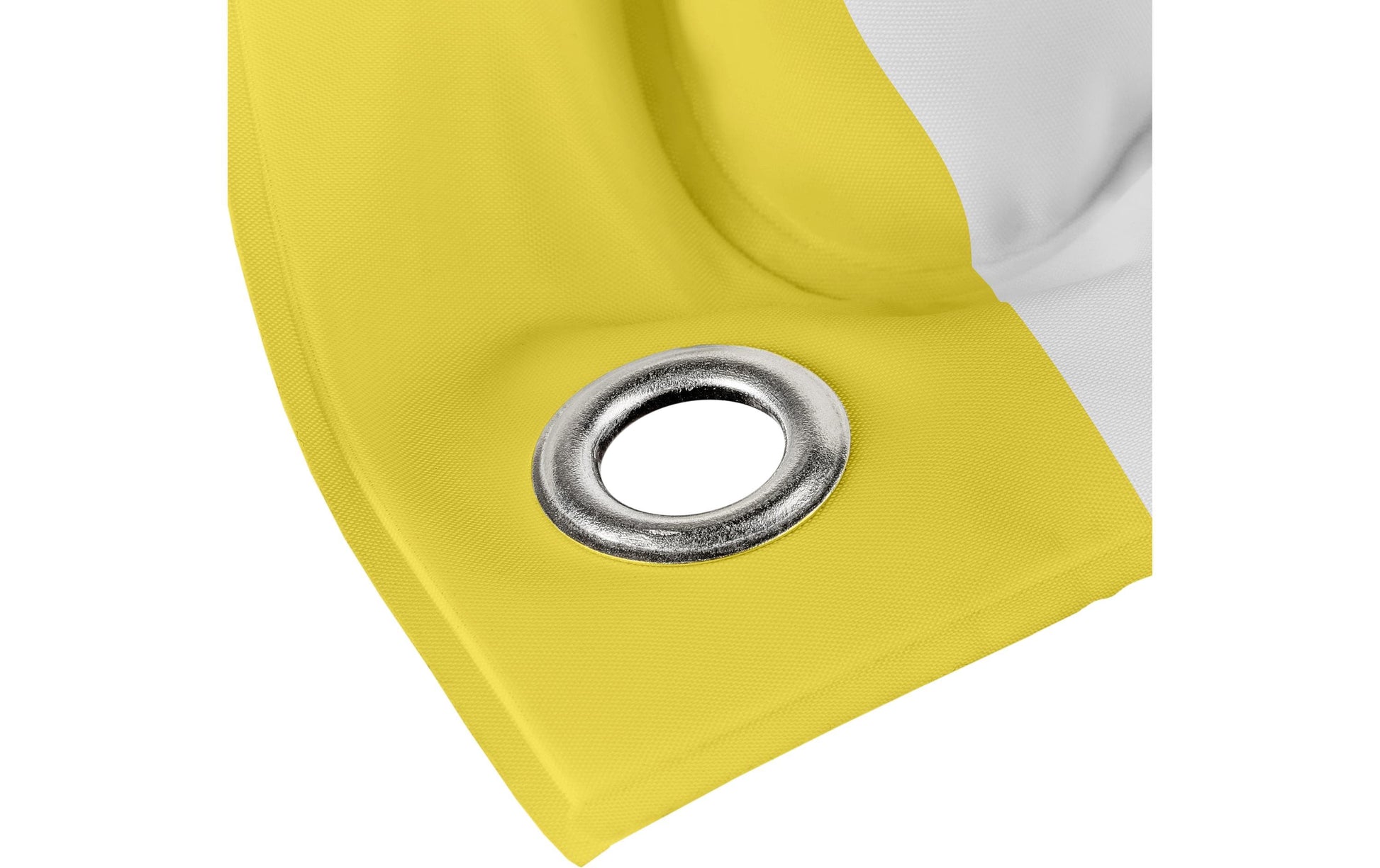 Kolma Luftmatratze – mit integriertem Kissen – 188 × 78,5 cm – Gelb/Weiss – Polyester/PVC