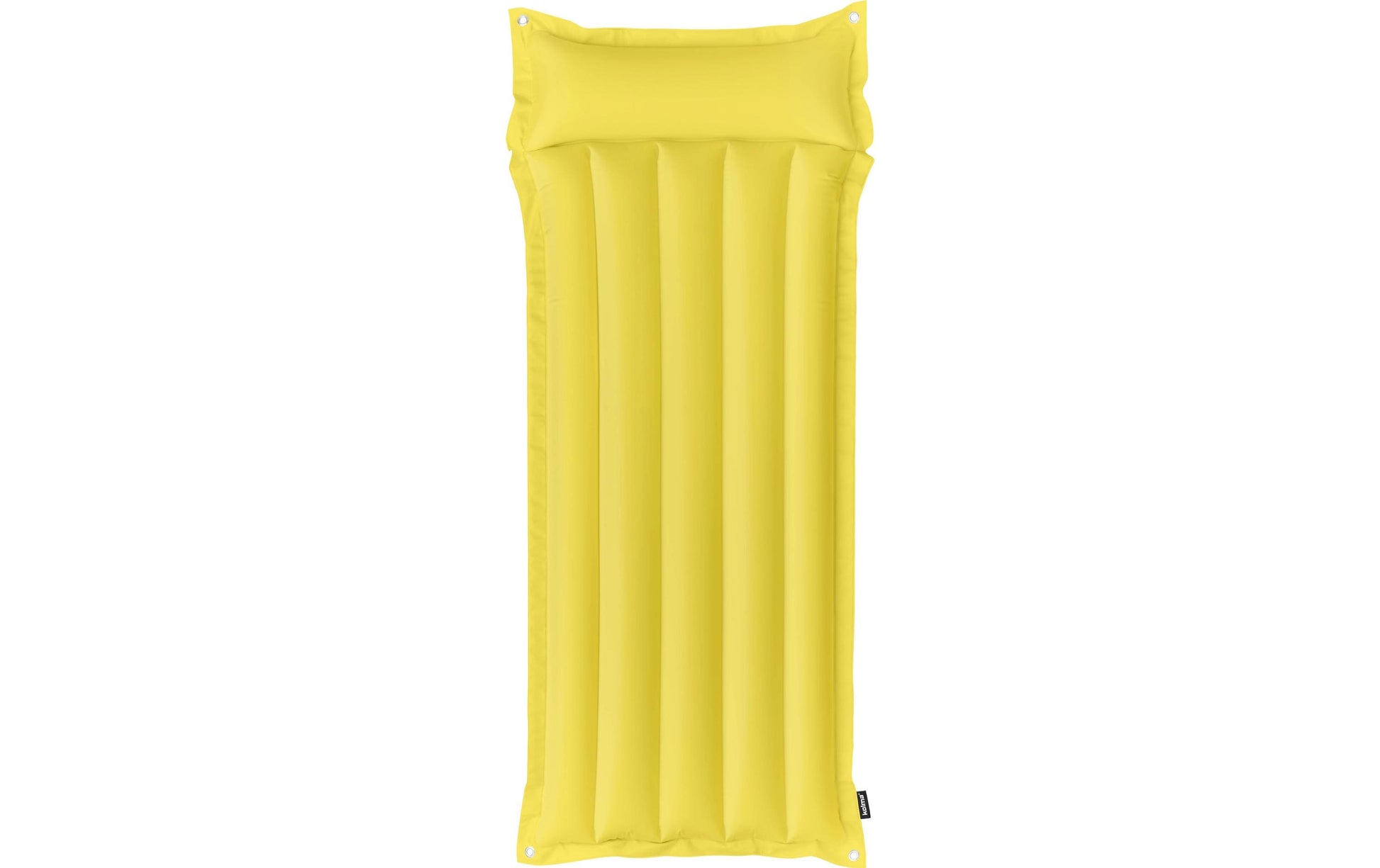 Kolma Luftmatratze – mit Kissen – 705×1800 mm – gelb – PVC/Polyester – 1 Stk.